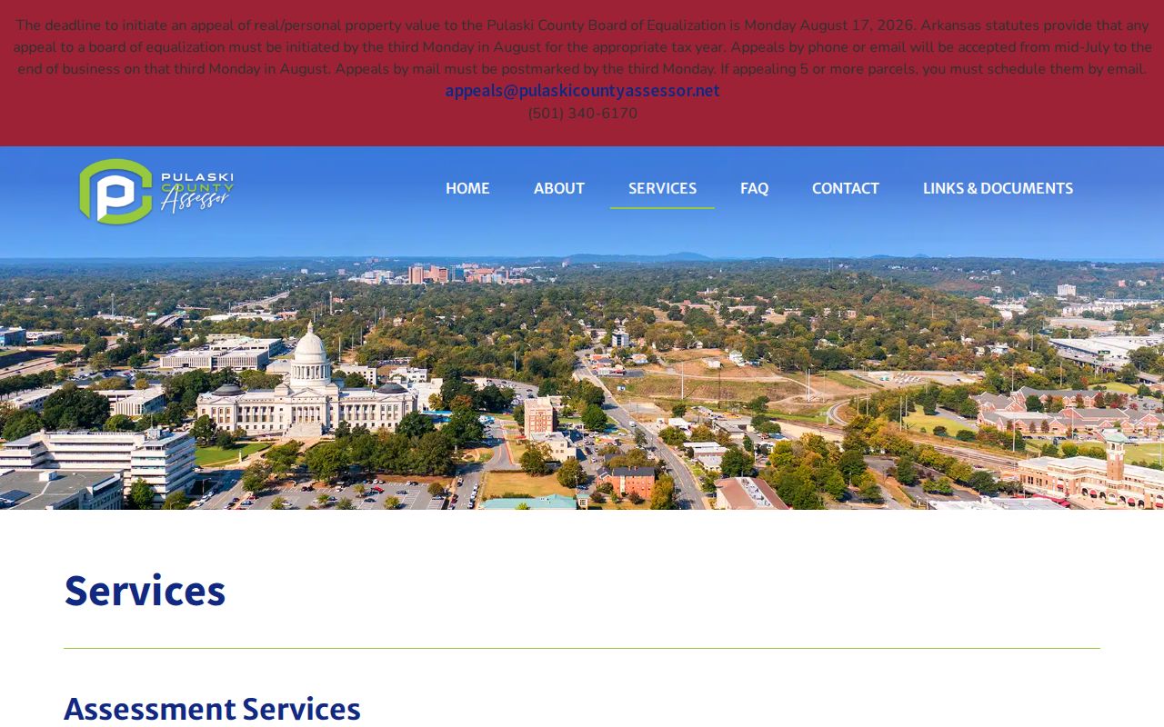 Pulaski County street directory assessor services and property mapping entry