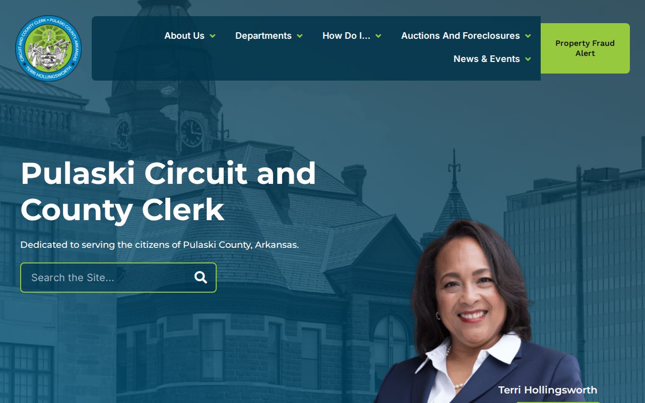 Pulaski County street directory Circuit and County Clerk records hub